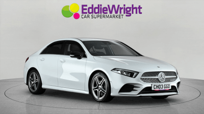 Used 2021 Mercedes-Benz A Class A220d 2.0 190 Bhp AMG LINE 8G-DCT (NQ) White at Eddie Wright Car Supermarket