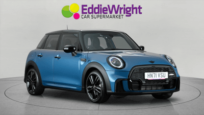Used 2021 MINI Hatch 1.5T 136 Bhp COOPER SPORT NAV (NQ) Blue at Eddie Wright Car Supermarket