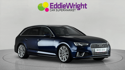 Used 2019 Audi A4 2.0 TFSI 40 190 Bhp S LINE S TRONIC (NQ) Blue at Eddie Wright Car Supermarket