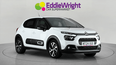 Used 2024 Citroen C3 1.2 PURETECH MAX (NQ) White at Eddie Wright Car Supermarket