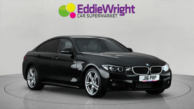 Used 2020 BMW 4 Series GRAN COUPE 420d 2.0 190 Bhp M SPORT HATCBACK 5dr (NQ) Black at Eddie Wright Car Supermarket