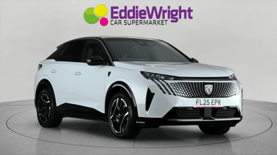 Used 2025 Peugeot 3008 E-3008 73KWH 210ps GT AUTO (NQ) White at Eddie Wright Car Supermarket