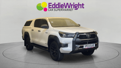 Used 2023 Toyota HILUX 2.8 D-4D 204 Bhp INVINCIBLE X 4WD DOUBLE CAB (VQ) White at Eddie Wright Car Supermarket