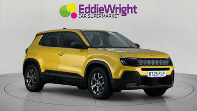 Used 2025 JEEP Avenger 1.2 e-HYBRID LONGITUDE (NQ) Yellow at Eddie Wright Car Supermarket
