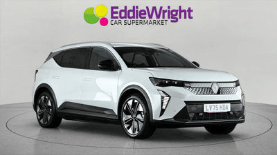 Used 2025 RENAULT Scenic E-TECH LONG RANGE 87KWH 220 Bhp TECHNO SUV (NQ) White at Eddie Wright Car Supermarket