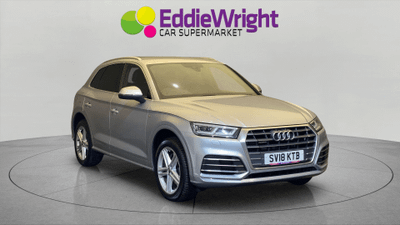 Used 2018 Audi Q5 2.0 Tdi 190 Bhp S Line  Quattro Silver at Eddie Wright Car Supermarket
