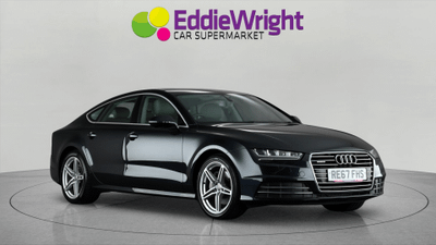 Used 2017 Audi A7 3.0 TDI V6 218 Bhp BLACK EDITION QUATTRO SPORTBACK S TRONIC (NQ) Blue at Eddie Wright Car Supermarket