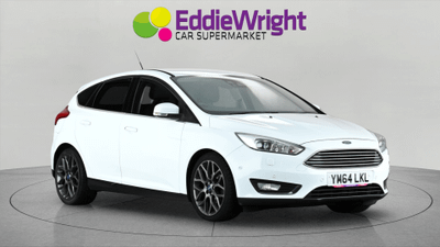 Used 2015 FORD Focus 1.5 TDCI 120 Bhp TITANIUM X (NQ) White at Eddie Wright Car Supermarket