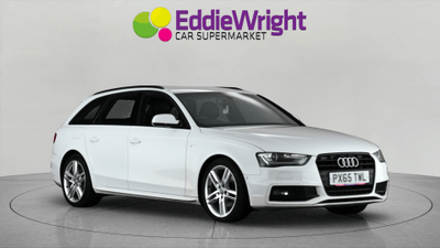 Used 2015 Audi A4 AVANT 2.0 TDI 150 Bhp S LINE NAV (NQ) White at Eddie Wright Car Supermarket