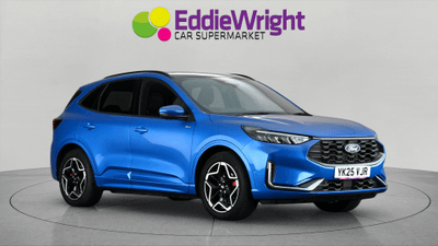 Used 2025 Ford Kuga 2.5h DURATEC 180 Bhp ST-LINE X SUV CVT (VQ) Blue at Eddie Wright Car Supermarket