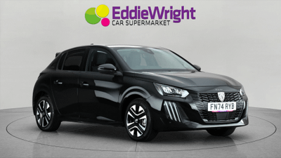 Used 2024 PEUGEOT 208 1.2 Hybrid Allure (VQ) Black at Eddie Wright Car Supermarket