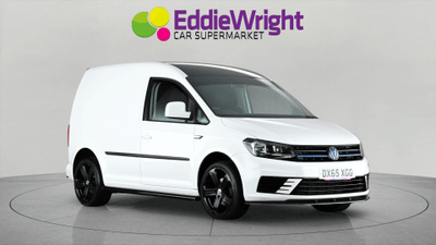 Used 2015 Volkswagen Caddy 1.6 TDI C20 STARTLINE PANNEL VAN SWB (NQ) White at Eddie Wright Car Supermarket