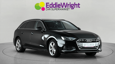 Used 2023 AUDI A4 2.0 TDI 35 163 Bhp SPORT ESTATE S TRONIC (VQ) Black at Eddie Wright Car Supermarket
