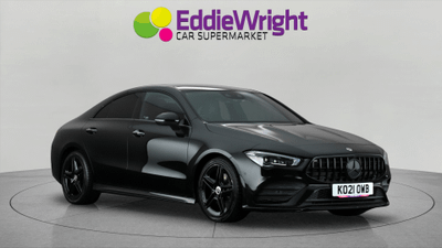 Used 2021 MERCEDES-BENZ Cla CLA200 1.3T 163 Bhp AMG LINE (PREMIUM PLUS 2) 7G-DCT (NQ) Black at Eddie Wright Car Supermarket