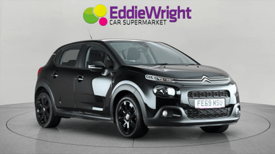 Used 2019 CITROEN C3 1.2 PURETECH FEEL NAV EDIITION (NQ) Black at Eddie Wright Car Supermarket