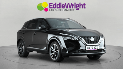 Used 2022 NISSAN Qashqai 1.3 DIG-T MHEV TEKNA (VQ) Black at Eddie Wright Car Supermarket