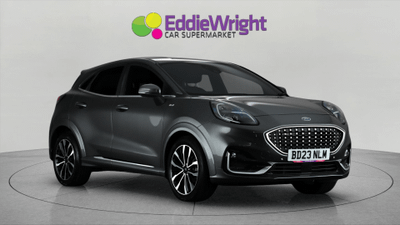 Used 2023 FORD Puma 1.0T EcoBoost MHEV 155 Bhp ST-LINE VIGNALE (NQ) Grey at Eddie Wright Car Supermarket