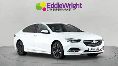 Used 2017 VAUXHALL Insignia 2.0 TURBO D 170 Bhp BlueInjection ELITE NAV GRAND SPORT (NQ) White at Eddie Wright Car Supermarket