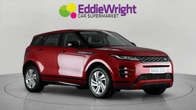 Used 2022 LAND ROVER RANGE ROVER EVOQUE 1.5T P300e 12.2KwH 309 bHP R-Dynamic S Red at Eddie Wright Car Supermarket
