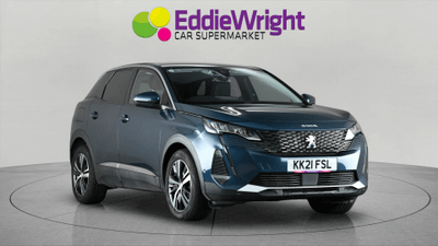 Used 2021 Peugeot 3008 1.2 Allure (NQ) Blue at Eddie Wright Car Supermarket