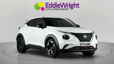 Used 2024 Nissan Juke 1.6 HYBRID TEKNA AUTO SUV (VQ) White at Eddie Wright Car Supermarket