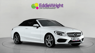 Used 2017 Mercedes-Benz C CLASS C 220 D 4MATIC AMG LINE White at Eddie Wright Car Supermarket