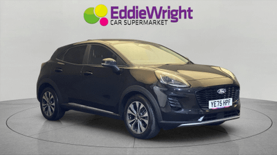 Used 2025 FORD PUMA 1.0T EcoBoost 125 Bhp MHEV TITANIUM (NQ) Black at Eddie Wright Car Supermarket