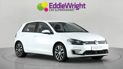 Used 2019 VOLKSWAGEN Golf 35.8 KWH 136ps (NQ) White at Eddie Wright Car Supermarket
