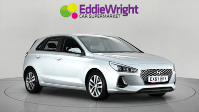 Used 2017 HYUNDAI I30 1.6 CRDI Blue Drive SE NAV (NQ) Silver at Eddie Wright Car Supermarket