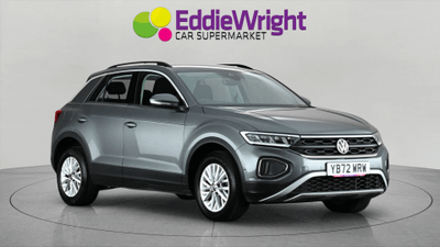 Used 2023 VOLKSWAGEN T-ROC 1.0 TSi Life (VQ) Grey at Eddie Wright Car Supermarket