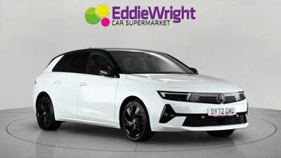 Used 2022 Vauxhall ASTRA 1.2 T GS Line (VQ) White at Eddie Wright Car Supermarket