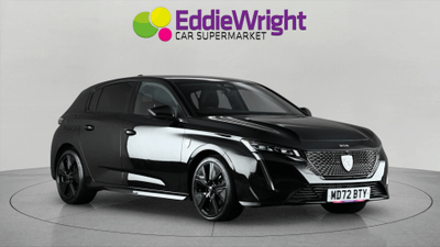 Used 2023 Peugeot 308 1.5 BlueHDI 130 Bhp GT EAT (NQ) Black at Eddie Wright Car Supermarket