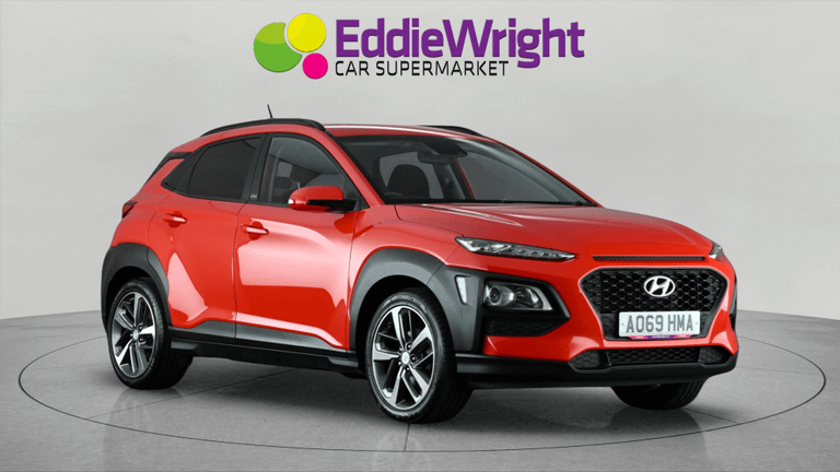 Used 2020 HYUNDAI Kona 1.0 T-GDI 120 Bhp PLAY SUV (NQ) Orange at Eddie Wright Car Supermarket