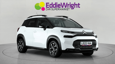 Used 2022 CITROEN C3 Aircross 1.2 SHINE (VQ) White at Eddie Wright Car Supermarket