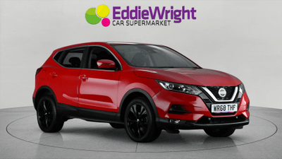 Used 2018 NISSAN QASHQAI 1.3 DIG-T 140 Bhp ACENTA PREMIUM (NQ) Red at Eddie Wright Car Supermarket