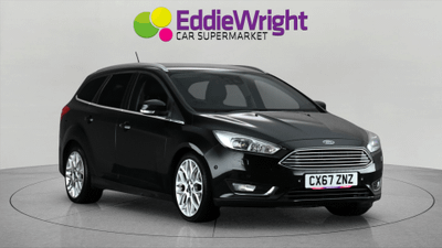Used 2017 FORD Focus 1.5 TDCI 120 Bhp TITANIUM X (NQ) Black at Eddie Wright Car Supermarket