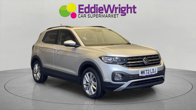 Used 2022 Volkswagen T-CROSS 1.0 TSi SE (NQ) Silver at Eddie Wright Car Supermarket