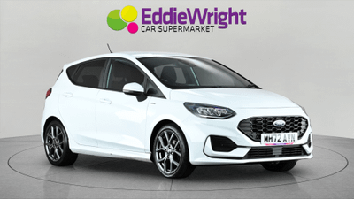 Used 2023 FORD Fiesta 1.0T EcoBoost 100 Bhp ST-LINE NAV (NQ) White at Eddie Wright Car Supermarket