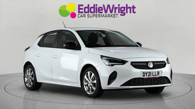 Used 2021 Vauxhall CORSA 1.2i SE (VQ) White at Eddie Wright Car Supermarket