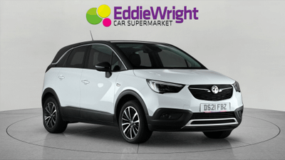 Used 2021 VAUXHALL Crossland X 1.2 TURBO 130 Bhp ELITE (VQ) White at Eddie Wright Car Supermarket