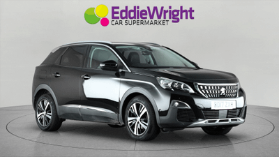 Used 2017 PEUGEOT 3008 1.2 Puretech 130 Bhp ALLURE EAT (NQ) Black at Eddie Wright Car Supermarket