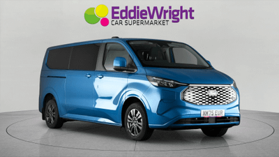 Used 2025 FORD Tourneo Custom 340 65KWH 218 Bhp TITANIUM MPV (NQ) Blue at Eddie Wright Car Supermarket