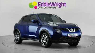 Used 2019 NISSAN Juke 1.6i 117 Bhp TKNA SUV XTRON (NQ) Blue at Eddie Wright Car Supermarket