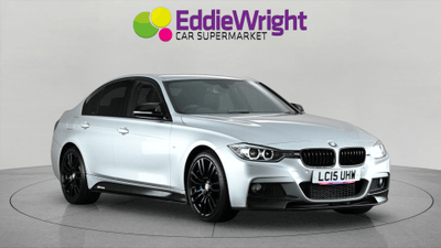 Used 2015 BMW 3 Series 330d 3.0 258 bHP M SPORT xDRIVE (NQ) Silver at Eddie Wright Car Supermarket