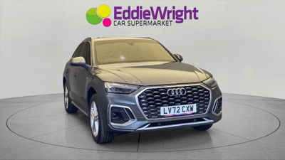 Used 2022 Audi Q5 2.0 TFSI 45 245 Bhp S LINE QUATTRO SPORTBACK S TRONIC (VQ) Grey at Eddie Wright Car Supermarket