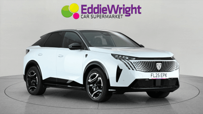 Used 2025 Peugeot 3008 E-3008 73KWH 210ps GT AUTO (NQ) White at Eddie Wright Car Supermarket