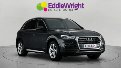 Used 2018 AUDI Q5 2.0 TFSI 252 Bhp SPORT QUATTRO S TRONIC (NQ) Grey at Eddie Wright Car Supermarket