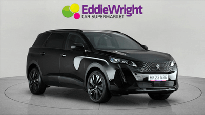 Used 2023 PEUGEOT 5008 1.2 PureTech 130 Bhp GT EAT SUV (NQ) Black at Eddie Wright Car Supermarket
