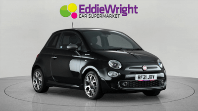 Used 2021 Fiat 500 1.0 MHEV 70 Bhp SPORT (NQ) Black at Eddie Wright Car Supermarket