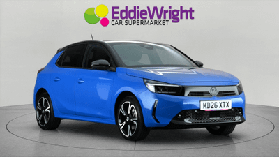 Used 2026 VAUXHALL Corsa 1.2 TURBO 100 Bhp GS HATCHBACK (NQ) Blue at Eddie Wright Car Supermarket